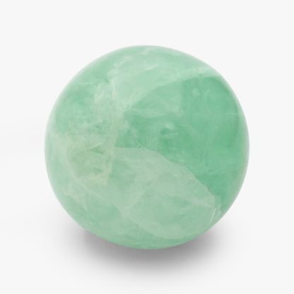 Green Fluorite Crystal Sphere