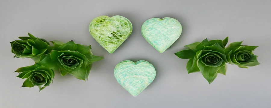 Amazonite Heart Wholesale