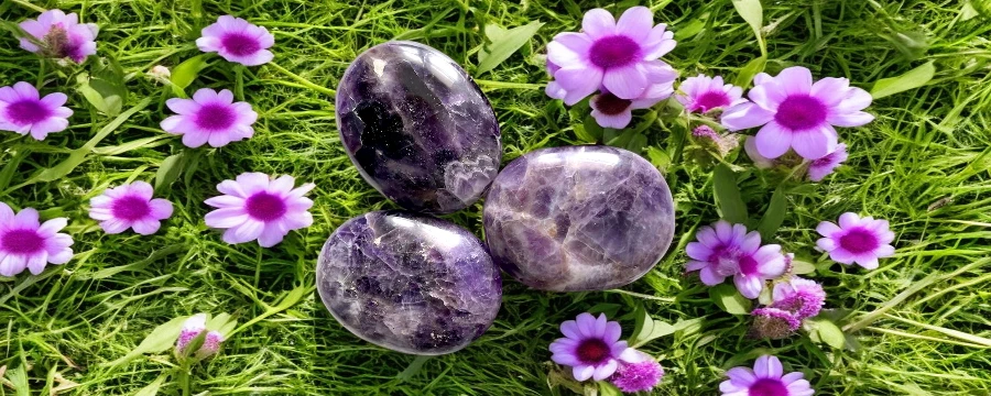 Amethyst Palm Stone Wholesale