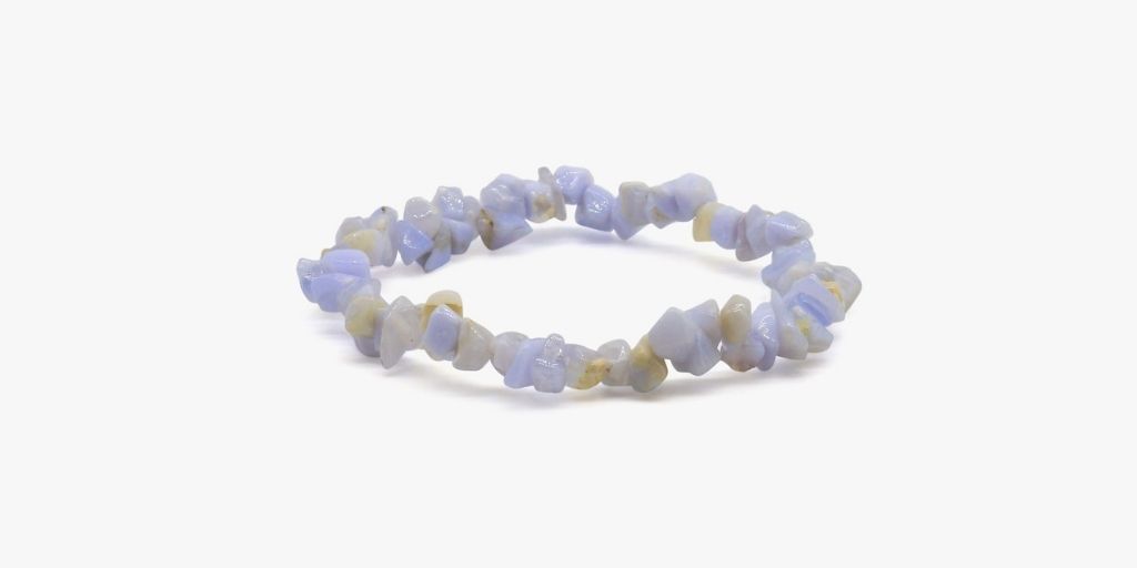 blue lace agate bracelet Crystals For inner Peace & balance