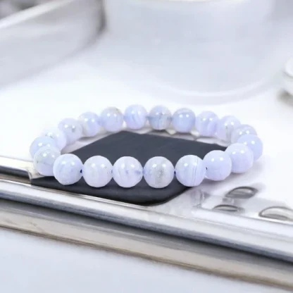 Blue Lace Beads Bracelet Tocrystal