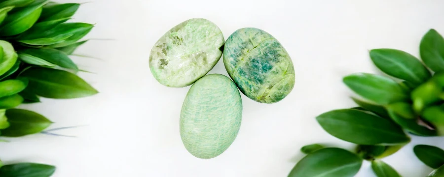 Bulk Amazonite Palm Stone
