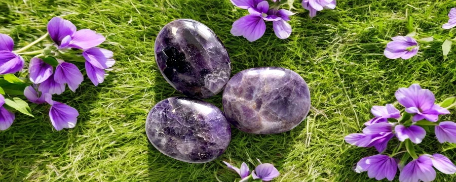 Bulk Amethyst Palm Stone