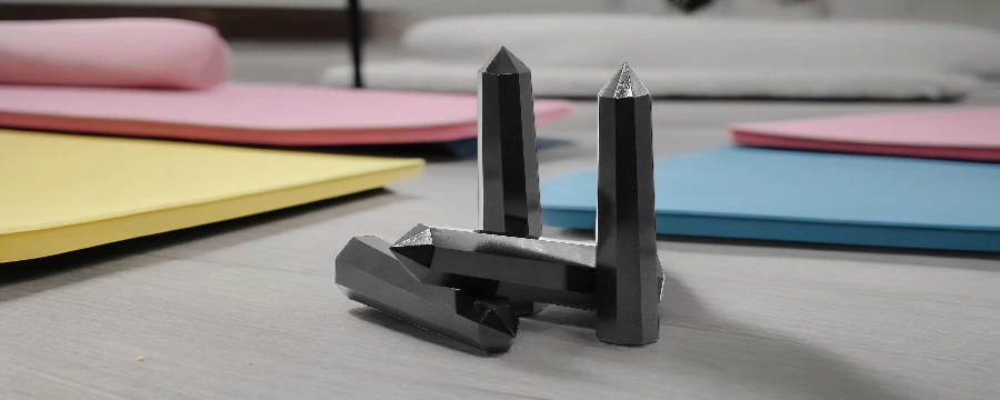 Bulk Black Tourmaline Towers