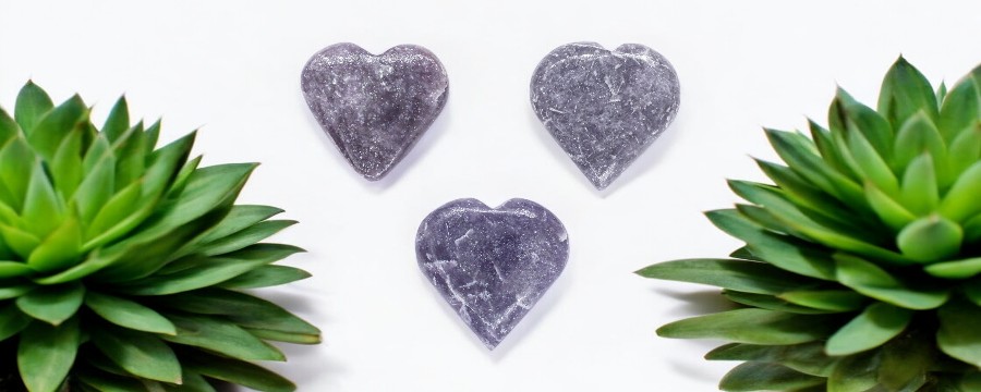 Bulk Lepidolite Heart