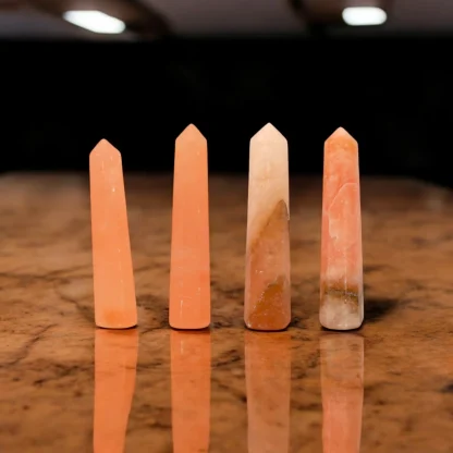 Wholesale Orange Calcite Crystal Towers