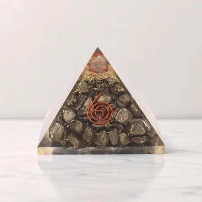 Pyrite Orgone Pyramid - Image 3
