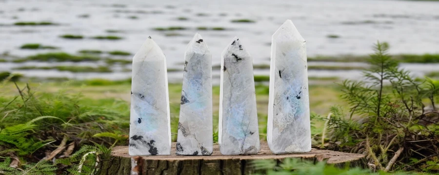 Bulk Rainbow Moonstone Tower