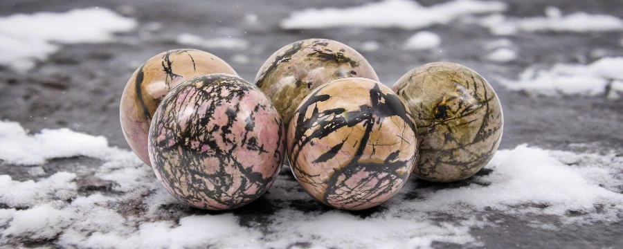 Bulk Rhodonite Sphere