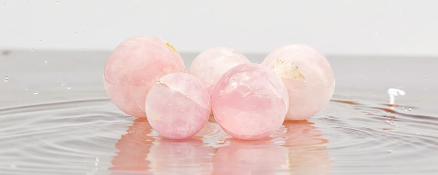 Bulk Rose Quartz Sphere