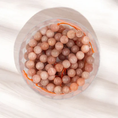 Sunstone 8mm Beads for Jewelry Making - Image 2