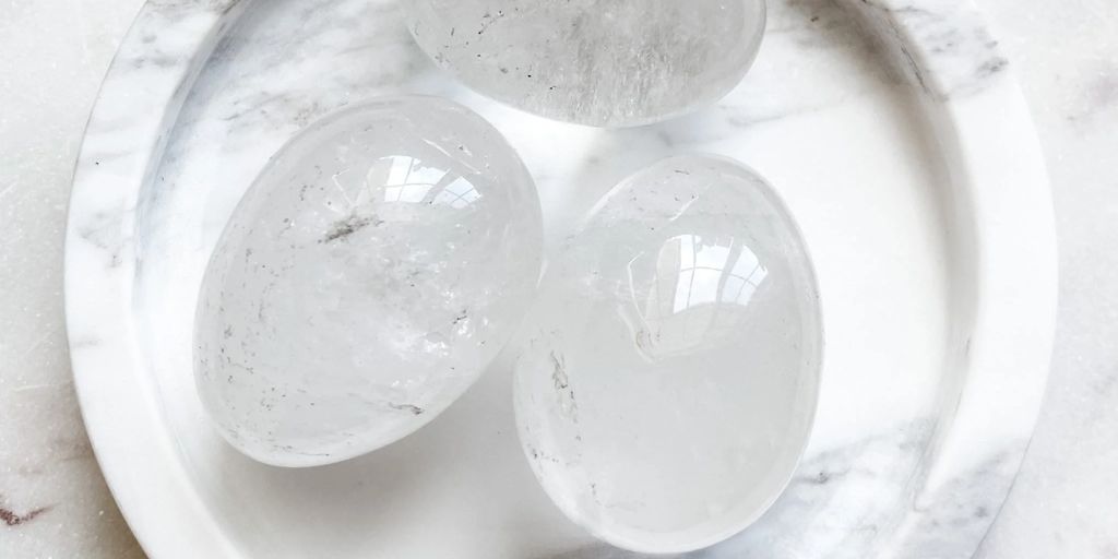 Clear Quartz Crystal Eggs