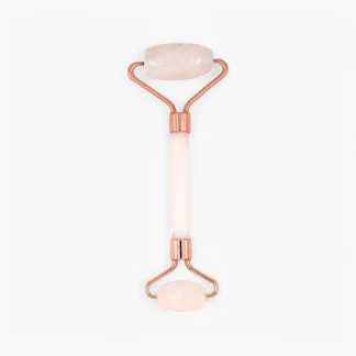 Clear Quartz Face Roller – Natural Stone Massage Tool in Bulk