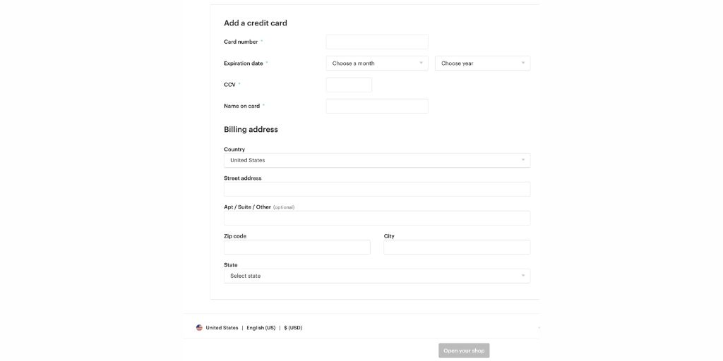 Step 6: Enter Your Credit Card Details