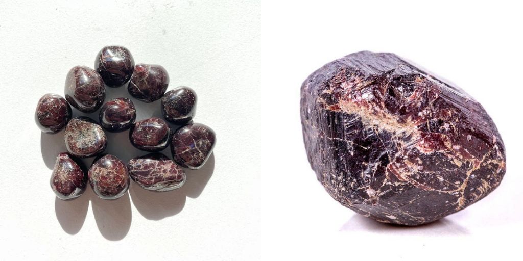Garnet crystal