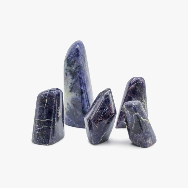 Bulk Iolite crystal free form