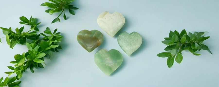 Green Aventurine Heart