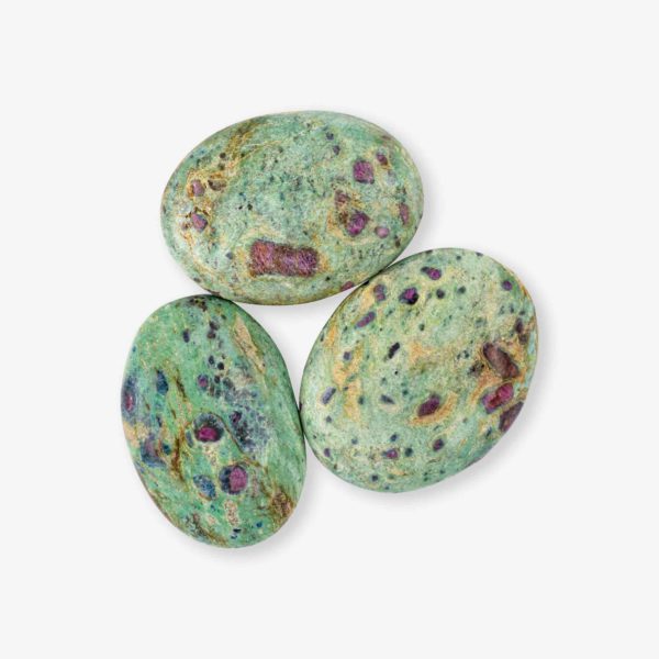 Ruby Fuchsite Palm stone Wholesale