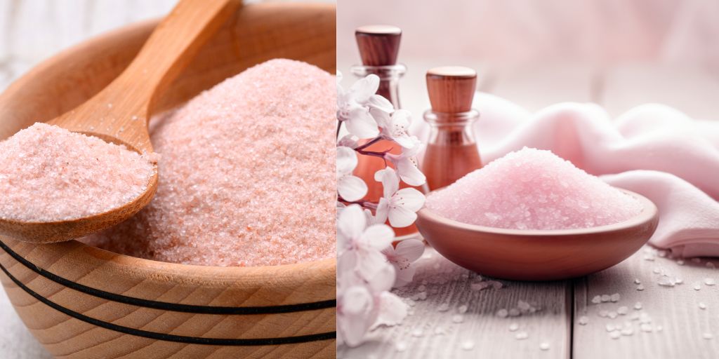 Himalayan Pink Salt with Crystal Care