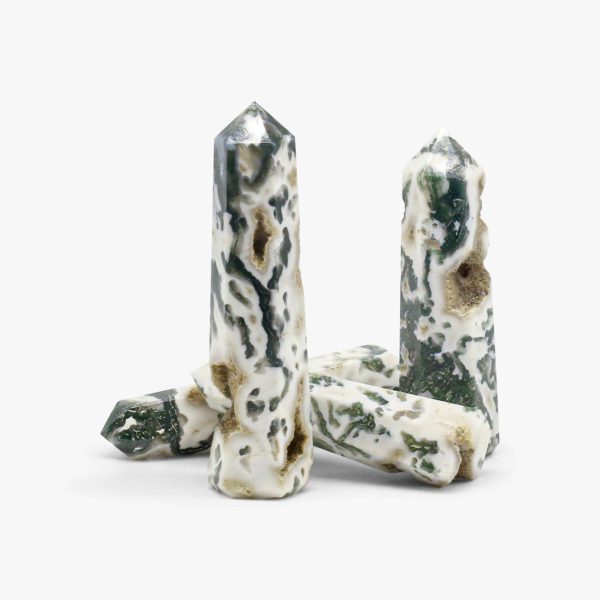 Wholesale Tree Agate Tower