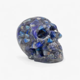 Lapis Lazuli Orgone Skull
