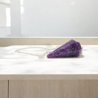 Lepidolite Pendulum