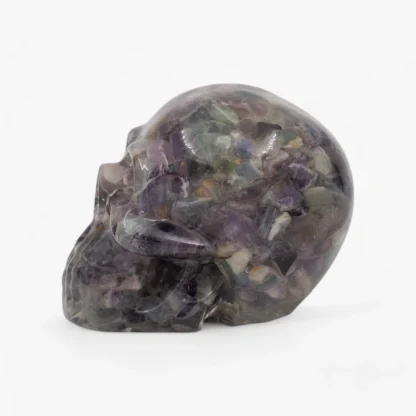 Multi Fluorite Orgone Skull - Image 2