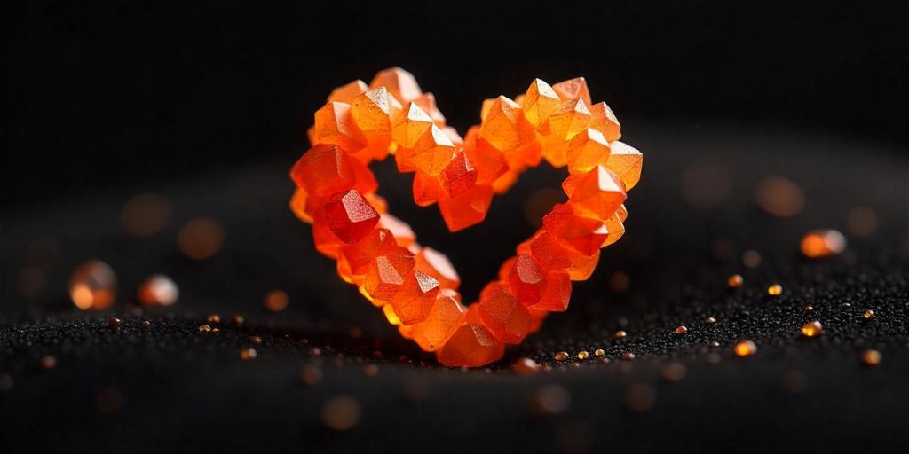 Pride Month With Orange Crystals