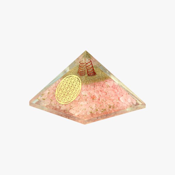Bulk Rose Quartz Pyramid