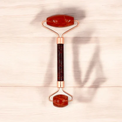 Red Jasper Massage Roller – Crystal Face Roller for Wholesale