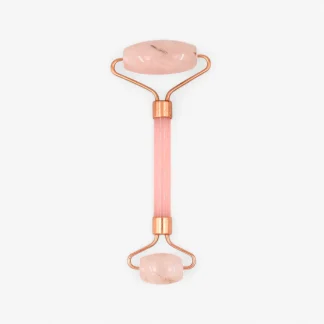 Rose Quartz Face Roller – Natural Stone Massage Tool in Bulk