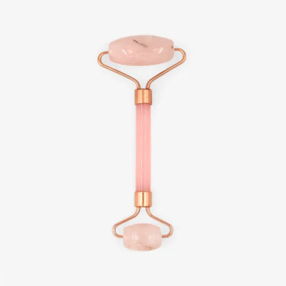 Rose Quartz Face Roller – Natural Stone Massage Tool in Bulk
