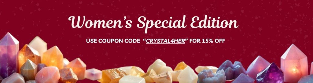 Women's Day Coupon Code "CRYSTAL4HER"