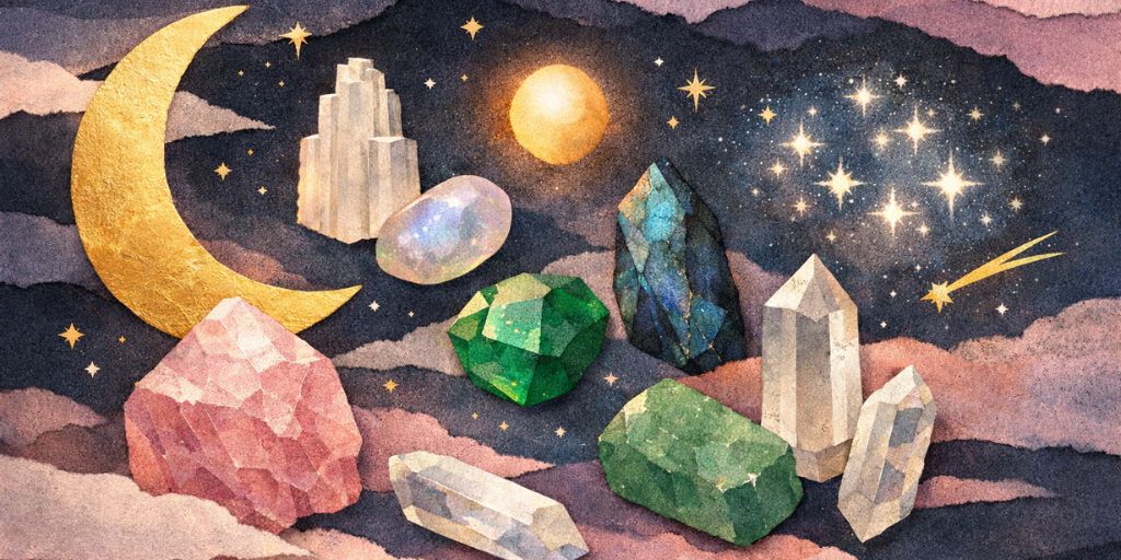 Which Crystals to Use During April 2026 Moon, Venus & Pleiades Conjunction