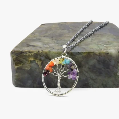 7 Chakra Pendants - Tree of Life - Image 2