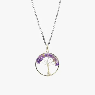 Wholesale Amethyst Circle Pendant - Bulk Crystals
