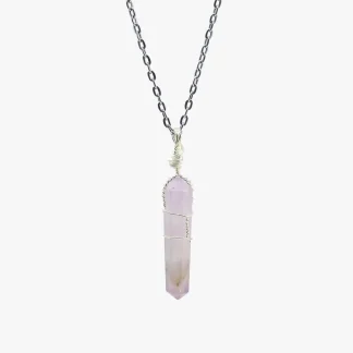 Wholesale Amethyst Wired Wrapped Pendant - Bulk Crystals