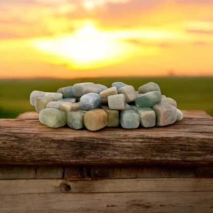 Wholesale Aquamarine Tumbled Stones