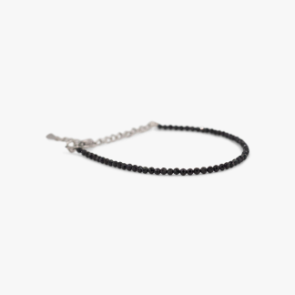 Wholesale Black Tourmaline Beads Anklet