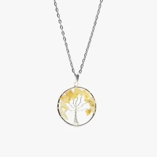 Wholesale Citrine Circle Pendant - Bulk Crystals