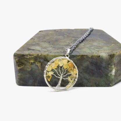 Wholesale Citrine Crystal Circle Pendant - Bulk Crystals