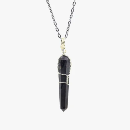 Wholesale Hematite Wire Wrapped Pendant - Bulk Crystals