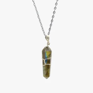 Wholesale Labradorite wire wrapped pendant - Bulk Crystals