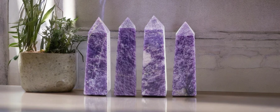 Wholesale Lepidolite Tower