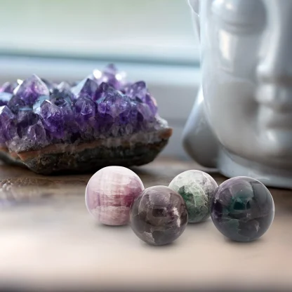 Bulk Multi Fluorite Spheres - Live Wholesale Crystals