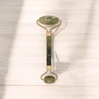 Wholesale Natural Nephrite Green Jade Face Roller – Bulk Order Massage Roller
