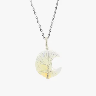 Wholesale Opalite Moon Pendant - Bulk Crystals