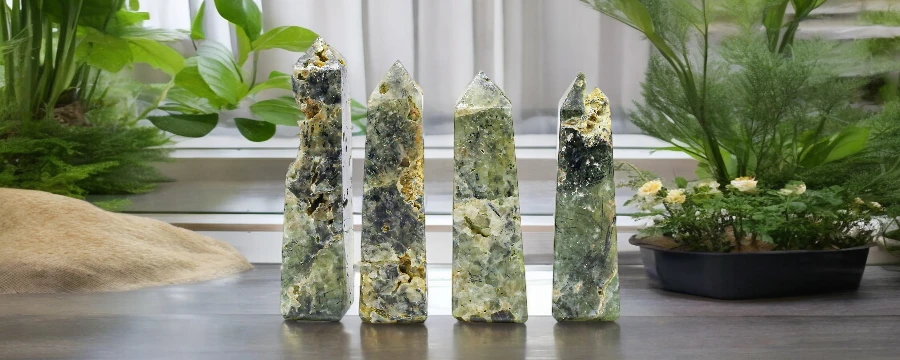 Wholesale Prehnite Towers