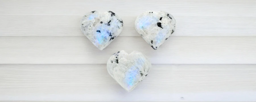 Wholesale Rainbow Moonstone Hearts