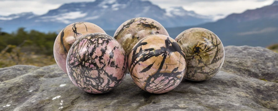 Wholesale Rhodonite Sphere